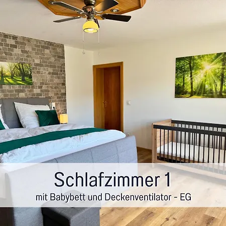 Taufstein Ii - 3 Schlafzimmer - Garten -spielzimmer & Terrasse Mit Grill - Bis 7 Gaeste Feriehus *