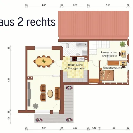 Feriehus Taufstein Ii - 3 Schlafzimmer - Garten -spielzimmer & Terrasse Mit Grill - Bis 7 Gaeste