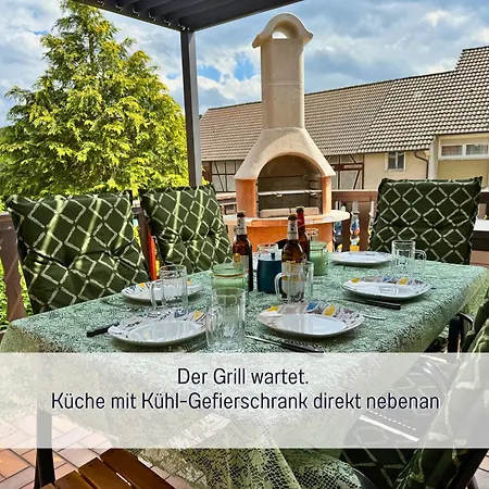 Taufstein Ii - 3 Schlafzimmer - Garten -spielzimmer & Terrasse Mit Grill - Bis 7 Gaeste بيت للعطل Herbstein