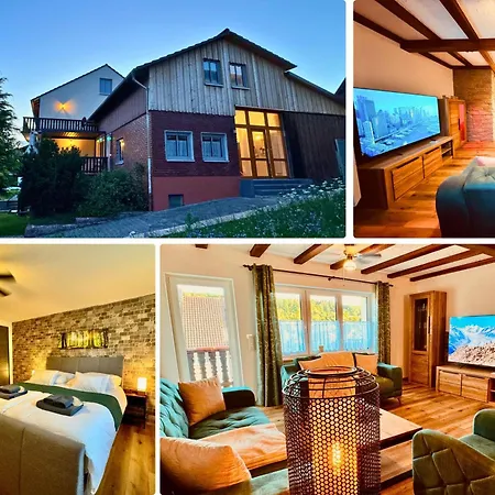 Feriehus Taufstein Ii - 3 Schlafzimmer - Garten -spielzimmer & Terrasse Mit Grill - Bis 7 Gaeste Herbstein