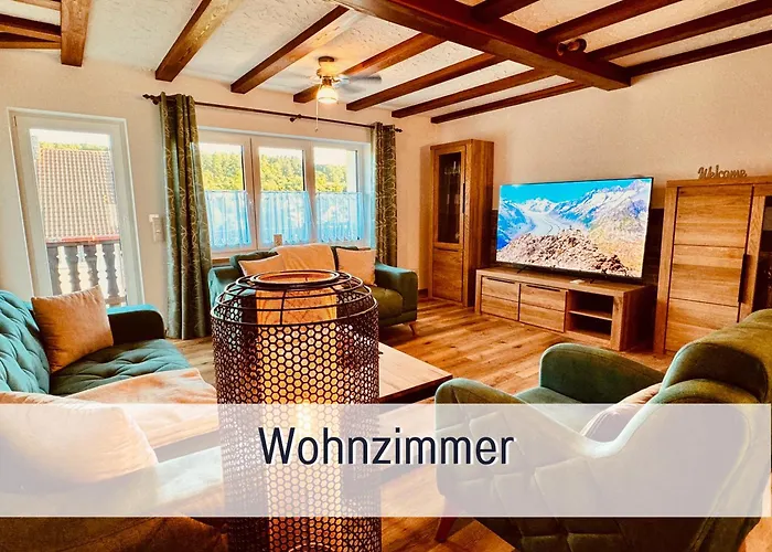 Ferienhaus Kindertraum - Spielplatz - Spielzimmer - Terrasse Mit Grill - Garten - Wandern - 3 Schlafzimmer Bis 9 Personen - Taufstein 2